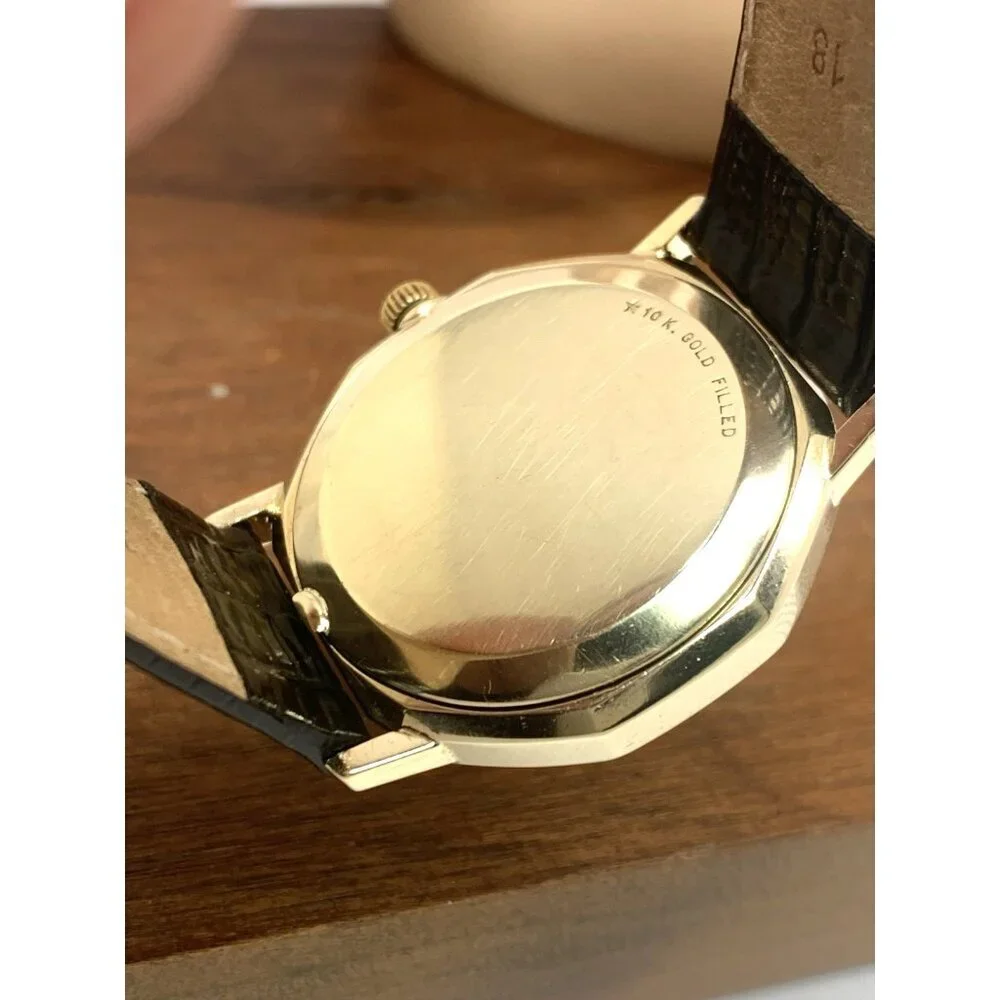 Omega Constellation Mens Watch Vintage Swiss Quartz 1330 White Dial Leather 33mm